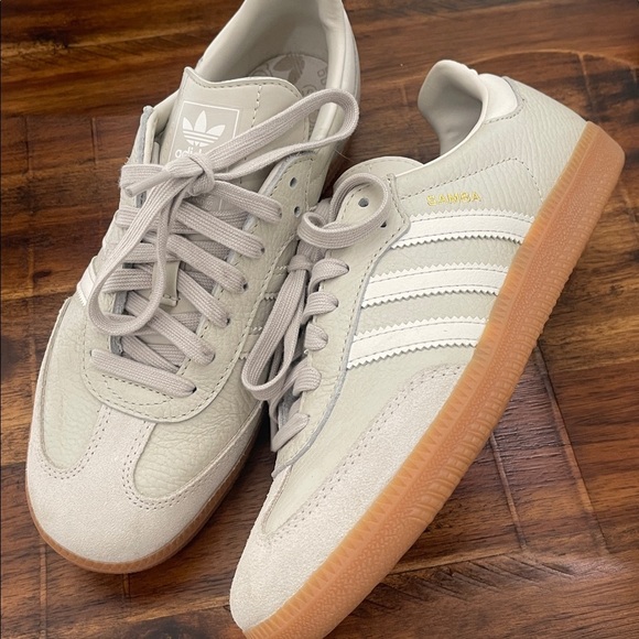 Adidas Samba OG Women’s Aluminum Gum Beige IE7013 size 6.5 - Picture 1 of 15